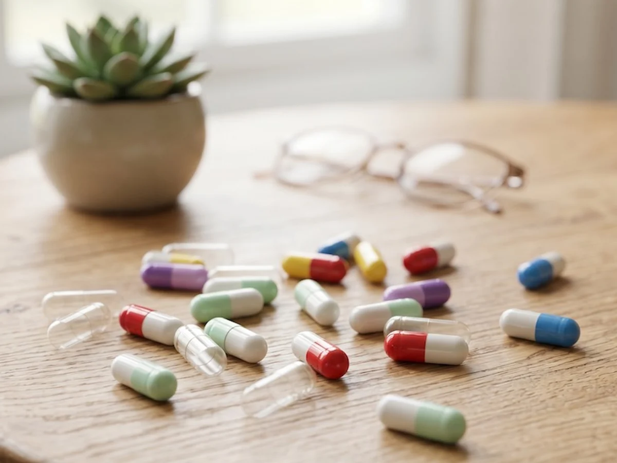 Empty capsule samples and product-selection questions in the StellarCaps FAQ